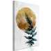 Canvas Fern Flower (1-piece) Vertical - minimalist plant landscape 143717 additionalThumb 2