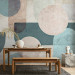 Wall Mural Geometric Disorder - Abstract Composition of Pastel Shapes - Second Variant 145317 additionalThumb 6