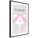 Wall Poster Be Yourself - Pink Cheerful Cat and a Motivating Slogan for Children 146617 additionalThumb 7