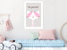Wall Poster Be Yourself - Pink Cheerful Cat and a Motivating Slogan for Children 146617 additionalThumb 11