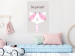 Wall Poster Be Yourself - Pink Cheerful Cat and a Motivating Slogan for Children 146617 additionalThumb 12