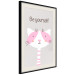 Wall Poster Be Yourself - Pink Cheerful Cat and a Motivating Slogan for Children 146617 additionalThumb 10