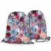 Backpack In a flower thicket - motif in shades of pink, green and blue 147617 additionalThumb 3