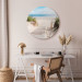 Round Canvas Wooden Entrance to the Beach - Summer Landscape by the Sea 148617 additionalThumb 4
