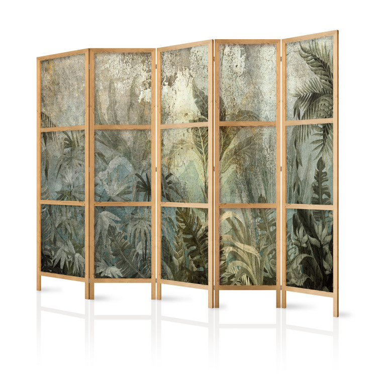 Folding Screen Jungle - An Exotic Forest on an Island in Natural Green Colors II [Room Dividers] 151417 additionalImage 5