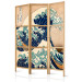Folding Screen Hokusai: The Great Wave off Kanagawa (Reproduction) [Room Dividers] 151717 additionalThumb 5