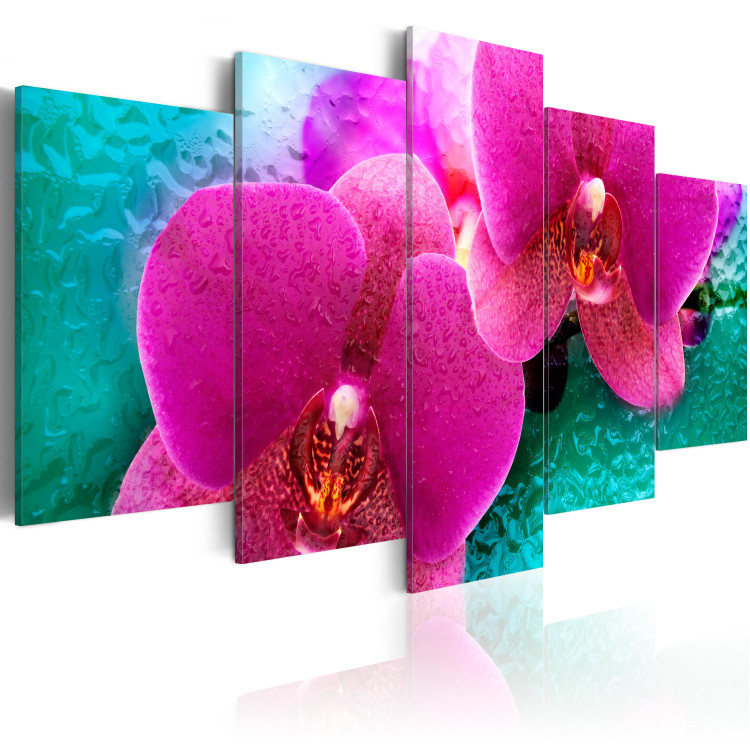 Canvas Art Print Exotic orchids 58717 additionalImage 2