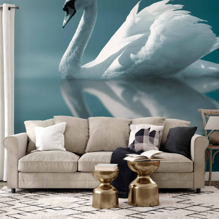 Photo Wallpaper White swan 61317