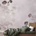 Wall Mural Delicacy - abstract patterned background with painted flowers and luminosity 64317 additionalThumb 2
