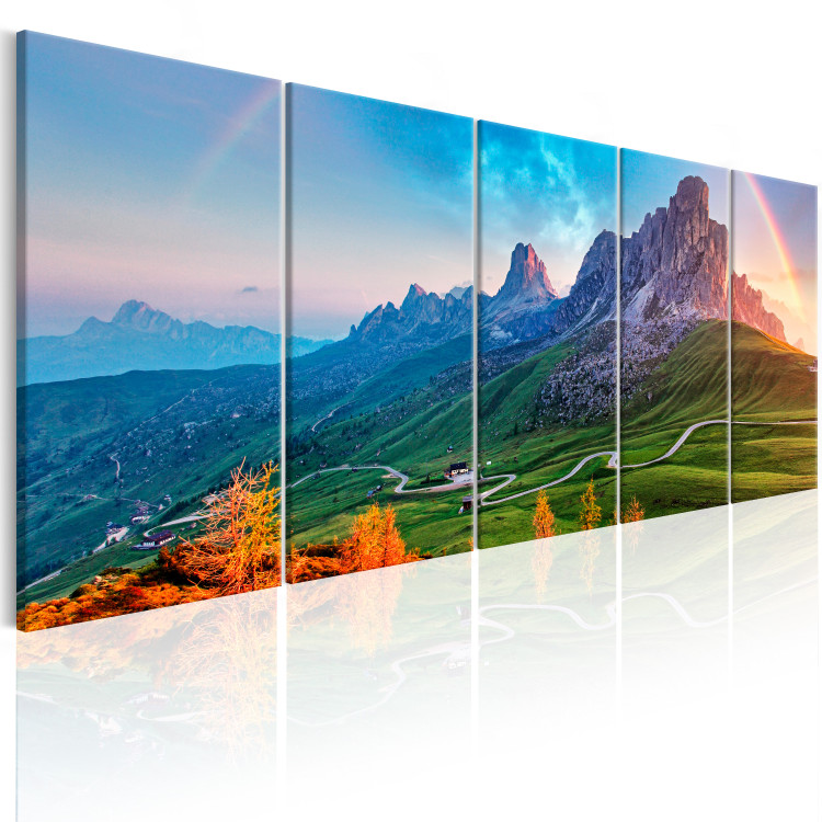 Canvas Print Rainbow in the Alps I 105627 additionalImage 2