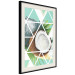 Wall Poster Coconut - abstract geometric composition with a tropical fruit 114327 additionalThumb 3
