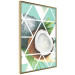 Wall Poster Coconut - abstract geometric composition with a tropical fruit 114327 additionalThumb 14