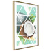 Wall Poster Coconut - abstract geometric composition with a tropical fruit 114327 additionalThumb 8