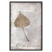 Wall Poster Nature's treasures - vintage composition with a beige leaf and texts 115027 additionalThumb 18