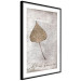 Wall Poster Nature's treasures - vintage composition with a beige leaf and texts 115027 additionalThumb 11