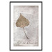 Wall Poster Nature's treasures - vintage composition with a beige leaf and texts 115027 additionalThumb 15