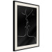 Wall Poster Gentle Kiss - romantic black and white line art with lovers 115227 additionalThumb 14