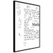 Wall Poster Mathematics - black and white mathematical equations and geometric figures 116327 additionalThumb 10