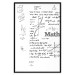 Wall Poster Mathematics - black and white mathematical equations and geometric figures 116327 additionalThumb 18