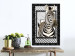 Canvas Art Print Zebra in Stripes (1-part) - Animal in Black and White Pattern 116427 additionalThumb 3