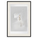 Wall Poster Vintage Gold Earrings - white-gray abstraction with a female figure 117027 additionalThumb 18