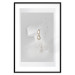 Wall Poster Vintage Gold Earrings - white-gray abstraction with a female figure 117027 additionalThumb 15