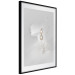 Wall Poster Vintage Gold Earrings - white-gray abstraction with a female figure 117027 additionalThumb 12