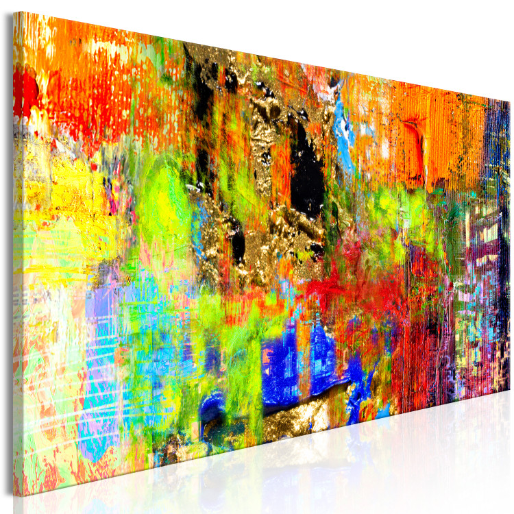 Canvas Print Colourful Abstraction (1 Part) Narrow 117127 additionalImage 2