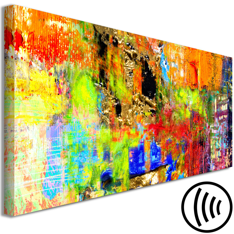 Canvas Print Colourful Abstraction (1 Part) Narrow 117127 additionalImage 6