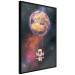 Poster Cosmic Swing - abstraction of swinging astronaut on Earth 123527 additionalThumb 10