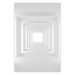 Poster Tunnel of Shadows - gray and geometric space with imitation of 3D effect 123827