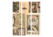 Room Separator Vintage Books (3-piece) - composition with old books in retro style 124127 additionalThumb 3