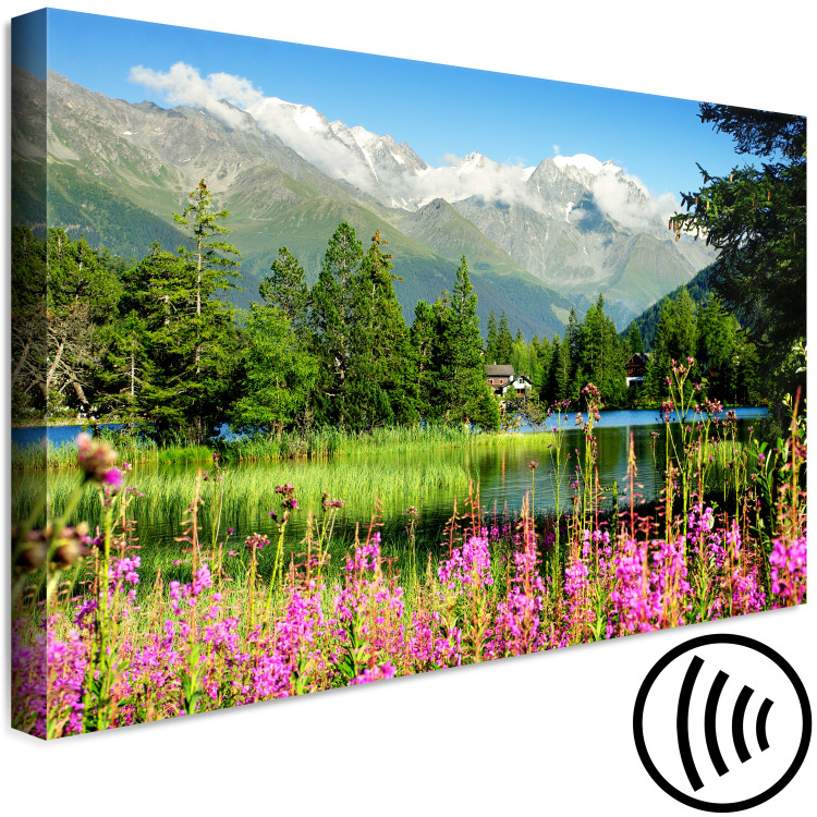 Canvas Spring in the Alps (1 Part) Wide 126227 additionalImage 6