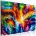 Canvas Print Ray of Light (1-part) wide - artistic multicolored abstraction 128527 additionalThumb 2