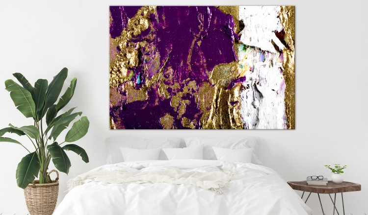 Large canvas print Purple Wave [Large Format] 128627 additionalImage 5