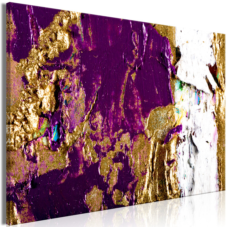 Large canvas print Purple Wave [Large Format] 128627 additionalImage 2