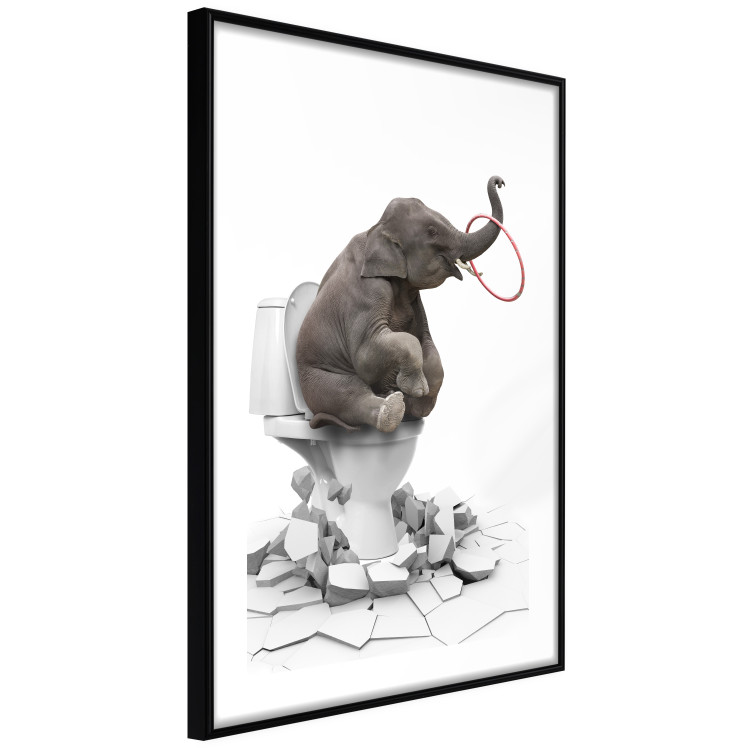 Wall Poster Full-On Fun - fantasy with an African animal on a white background 128827 additionalImage 6