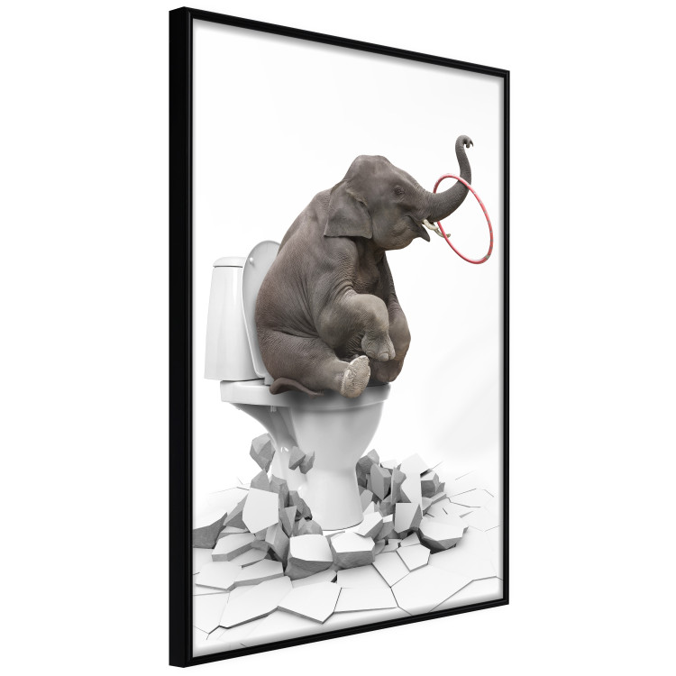 Wall Poster Full-On Fun - fantasy with an African animal on a white background 128827 additionalImage 11