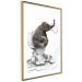Wall Poster Full-On Fun - fantasy with an African animal on a white background 128827 additionalThumb 7