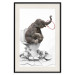 Wall Poster Full-On Fun - fantasy with an African animal on a white background 128827 additionalThumb 24