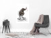 Wall Poster Full-On Fun - fantasy with an African animal on a white background 128827 additionalThumb 3