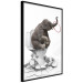 Wall Poster Full-On Fun - fantasy with an African animal on a white background 128827 additionalThumb 13