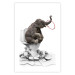 Wall Poster Full-On Fun - fantasy with an African animal on a white background 128827 additionalThumb 18