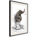Wall Poster Full-On Fun - fantasy with an African animal on a white background 128827 additionalThumb 2