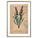 Poster Lavender Memory - composition with blooming plants and text in background 129427 additionalThumb 14