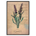 Poster Lavender Memory - composition with blooming plants and text in background 129427 additionalThumb 16