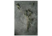 Canvas Art Print Dried mistletoe - a winter botanical photograph on a grey stone 130727