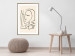 Wall Poster Lightness of Memories - abstract line art of a face on a pastel background 130827 additionalThumb 15