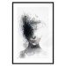 Wall Poster Cosmic Thought - portrait of a female face in an abstract composition 131827 additionalThumb 15