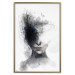 Wall Poster Cosmic Thought - portrait of a female face in an abstract composition 131827 additionalThumb 21